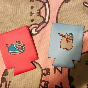 Pusheen Box Exclusive Coozy/Drink Sleeve Set - Pink and Blue